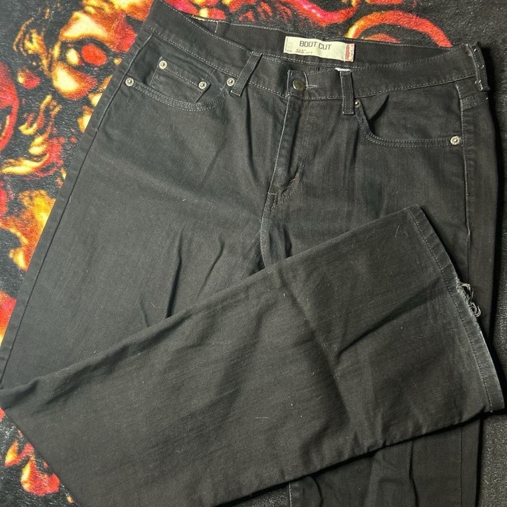 Levi’s black bootcut jeans